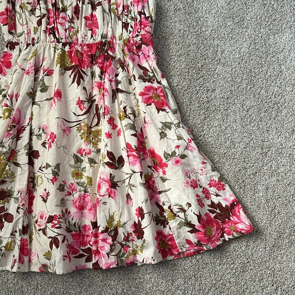 NEW abercrombie puff strap pink mini dress 🤍 xl - Picture 6 of 14